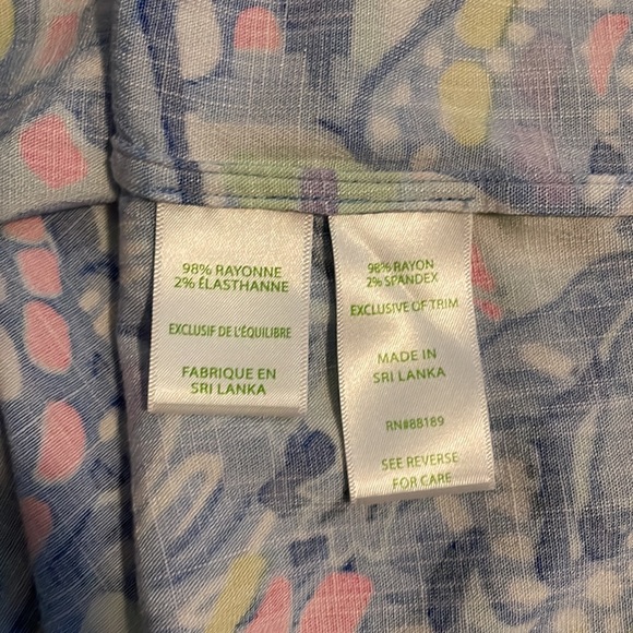 Lilly Pulitzer Lyndsea Tunic Size S - Picture 8 of 8